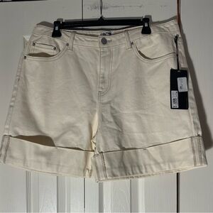 Future Collective Cream Bermuda Shorts Relaxed Fit